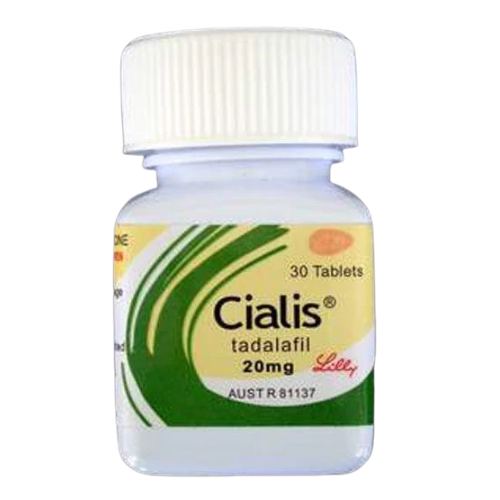Cialis Tadalafil 20mg Bottle 30 Tablets