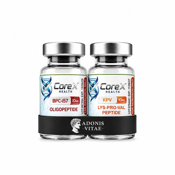 CoreX Health Gut Repair 2-Pack BPC-157 10mg + KPV 10mg Peptide Bundle